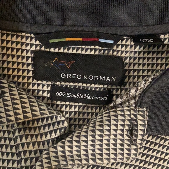 Greg Norman Collection 60/2 Double Mercerized Men’s size large polo - Picture 2 of 4